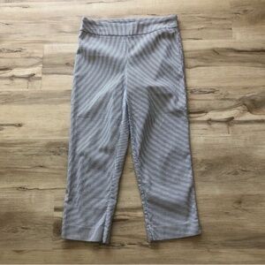 Cleo Lightweight Striped Cropped Pants